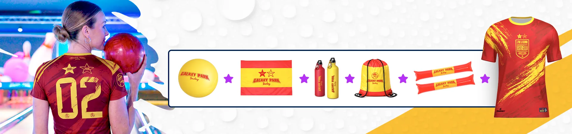 Divertido juego de bolos en Galaxy Park Bowling con personajes coloridos y estimulantes para niños.