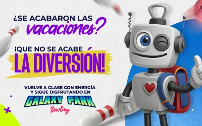 ¿Se acabaron las vacaciones? ¡Que no se acabe la diversión!