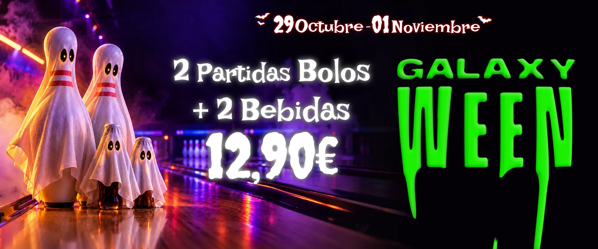 Divertido juego de bolos en Galaxy Park Bowling con personajes coloridos y estimulantes para niños.